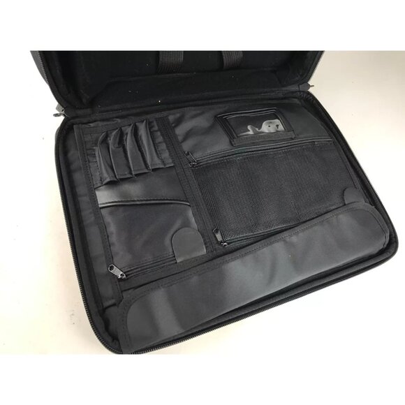 Dell Unisex Black‎ Padded Water Resistant Laptop Carrying Briefcase - Picture 8 of 10